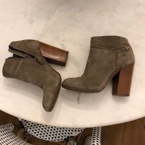 Tory Burch Suede Booties 6.5